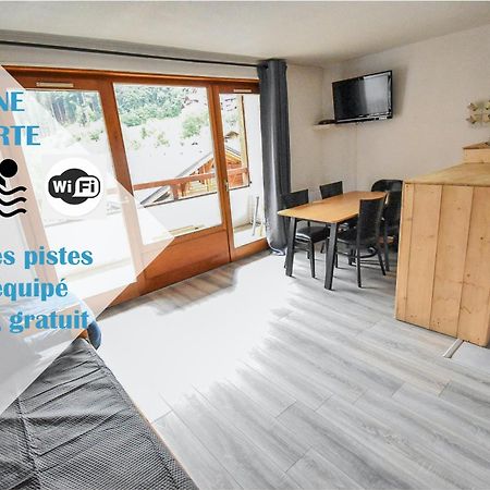 L'Enchalpe, Grand Et Lumineux Studio Avec Coin Montagne 5 Personnes, 60M Des Pistes, Piscine Couverte, Wifi, Grand Balcon Expo Est, Draps Non Compris Saint-Jean-dʼAulps エクステリア 写真