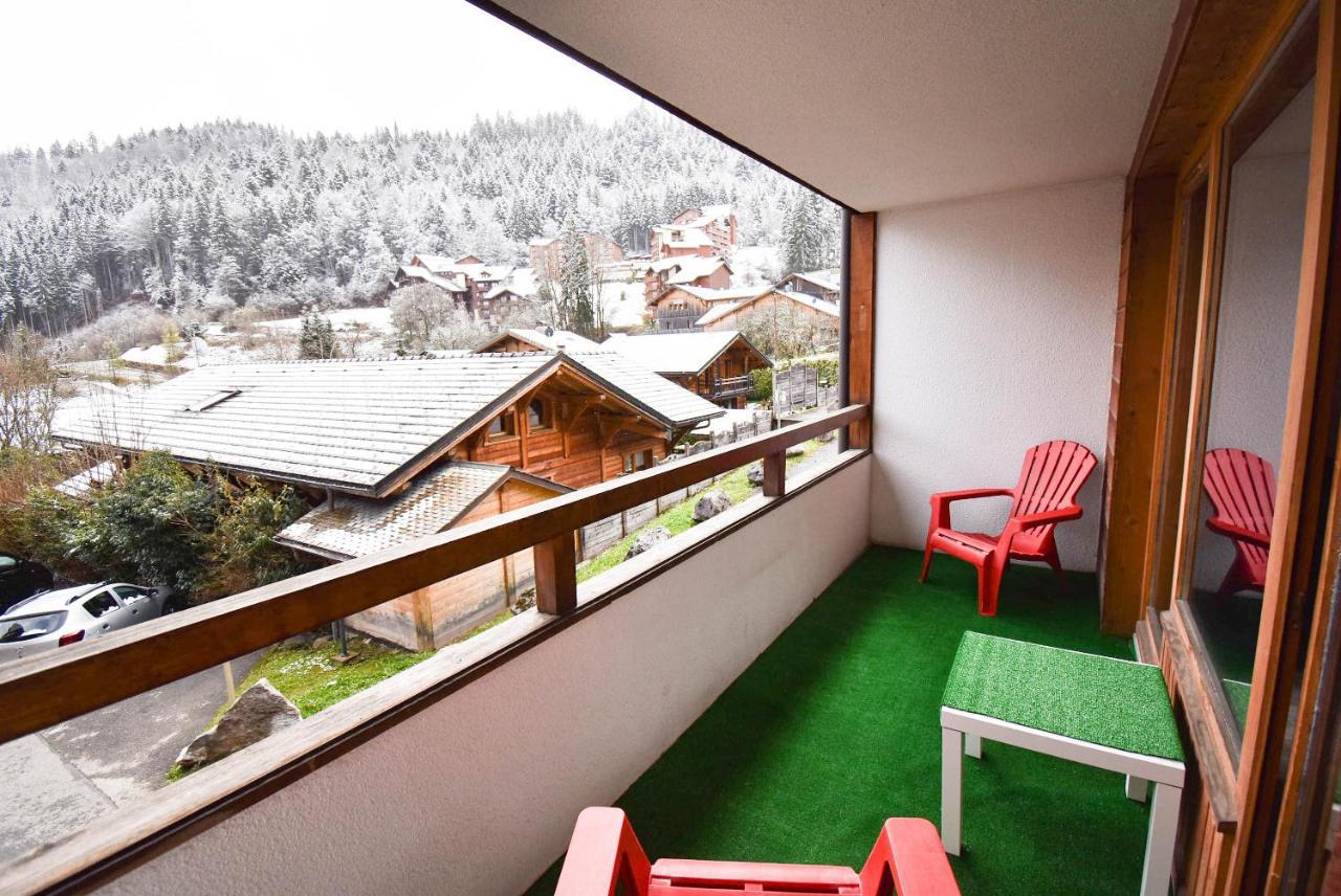 L'Enchalpe, Grand Et Lumineux Studio Avec Coin Montagne 5 Personnes, 60M Des Pistes, Piscine Couverte, Wifi, Grand Balcon Expo Est, Draps Non Compris Saint-Jean-dʼAulps エクステリア 写真